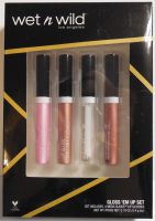 Wet n Wild Mega Slicks Lip Gloss \\\'Em Up Set - BỘ SON BÓNG Wet n Wild