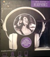 Headphones Noise Isolation White Blakjax