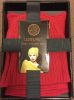 Red Ladies Knit Hat & Scarf Set Acrylic Box - BỘ NÓN & KHĂN QUÀNG CỔ - anh 1