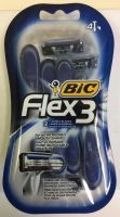 BiC Flex 3 for Men, Disposable Shaver, 4 Each