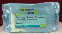 GARNIER Clean Soothing Makeup Removing Cleansing TOWELETTES - KHĂN GIẤY TẨY TRANG